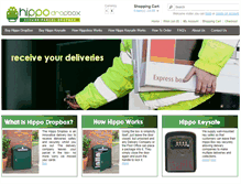 Tablet Screenshot of hippo-box.co.uk